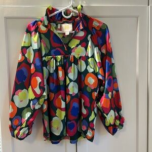 Emily McCarthy printed top